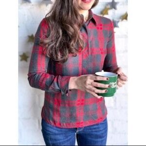 NWT CAbi Cunningham Shirt Hunting Plaid #3587 XS